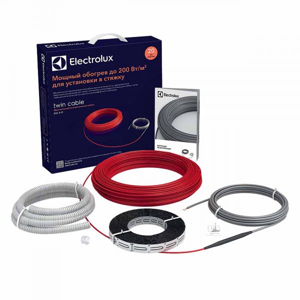 Кабель греющий ELECTROLUX Twin Cable (17 Вт/м), 11,8 m  ETC 2-17-200