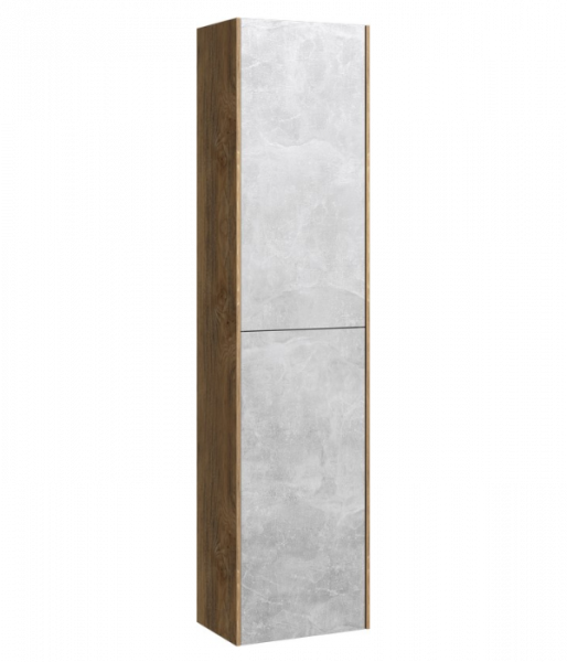 Пенал Aqwella Mobi 35 см. дуб балтийский/бетон светлый