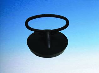 HC59 Пробка для слива 60мм черная резина McAlpine