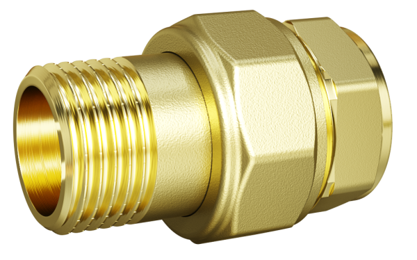 Сгон разъемный (американка) DN15 (1/2") ВР/НР латунь