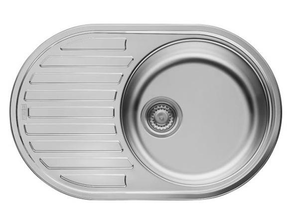 Мойка кухонная Franke PMN 611 овальная 77x50 см, нерж. сталь, глянцевая, 101.0009.496