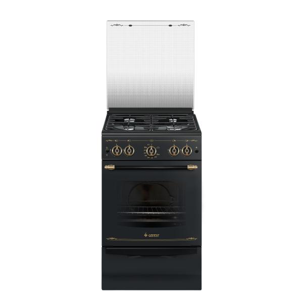 Плита газовая Gefest ПГ 5100-02 0187, черная, 50 см