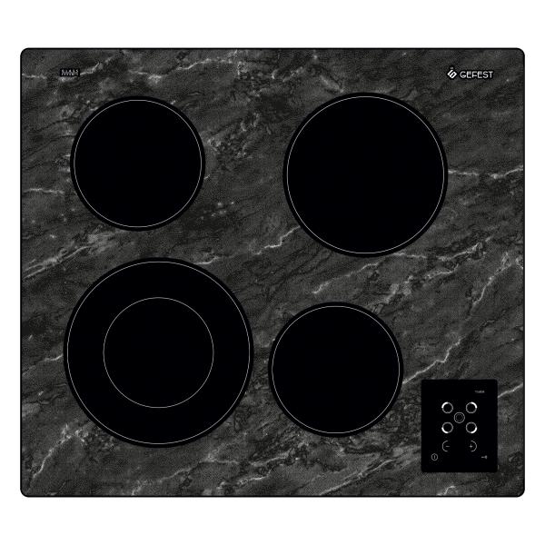 Панель варочная электрическая Gefest ЭС В СН 4231 К52, черная