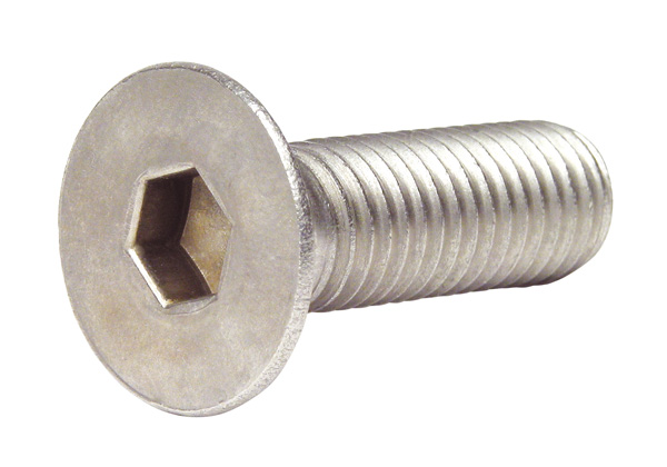 Винт с потайной головкой 8,0х40, DIN 7991, с внутренним шестигранником, А2, нержавейка
