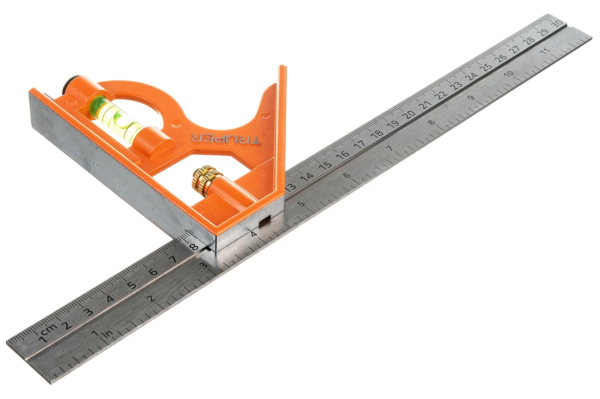 Угольник измерительный 12"ECT-12, Truper