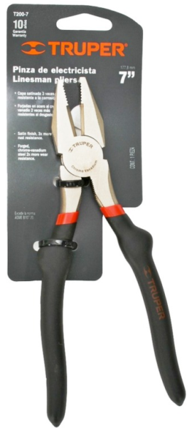 Плоскогубцы 180мм T200-7, Truper