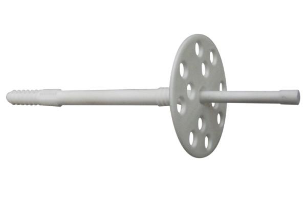 Дюбель для изоляции  10х140 LTX, с пластиковым  гвоздем, Wkret-met