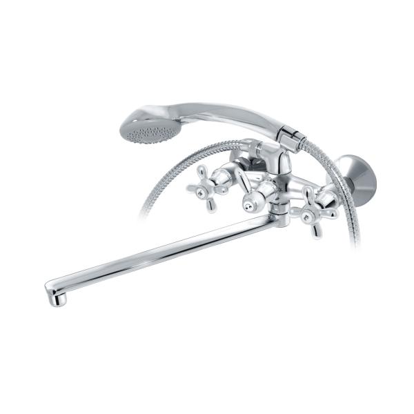 Смеситель для ванны Varion Ретро 7019222 длинный излив