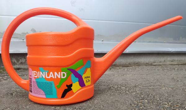 Лейка 1,3 л, FINLAND, оранжевая,  2052