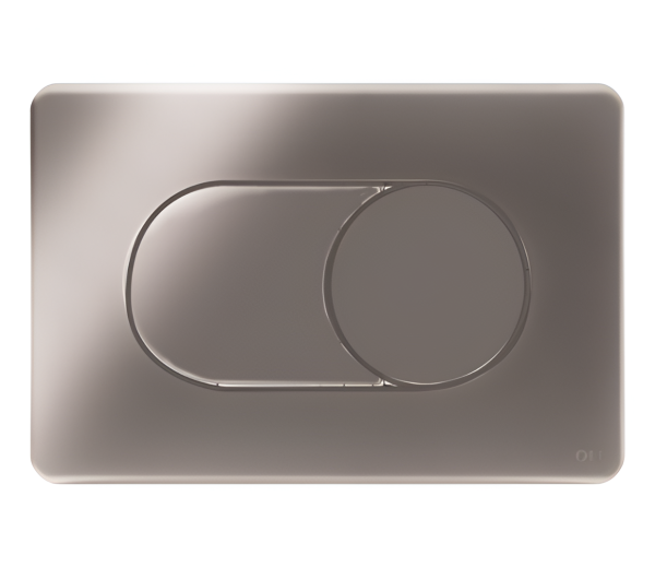 Панель смыва пневматическая Oli Salina черная, хром глянцевый 640097