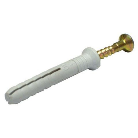 Дюбель с гвоздем  8х 80мм потайной бортик, (100шт)