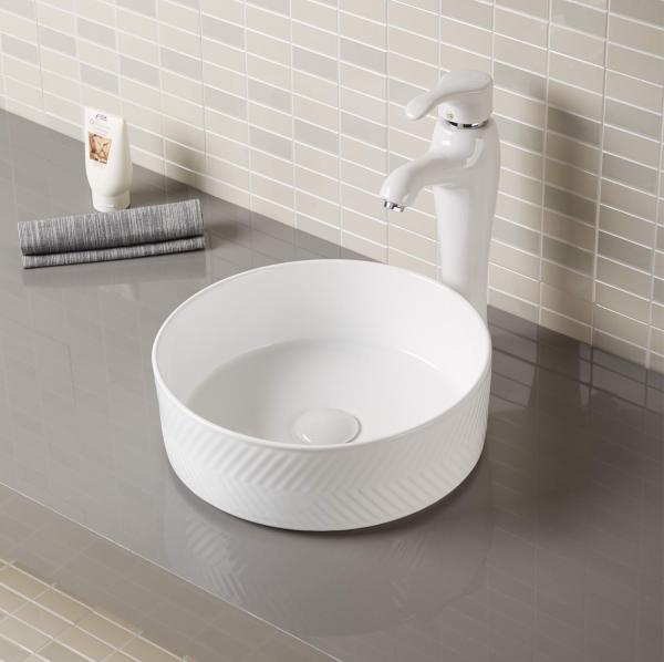 Раковина накладная EvaGold A524BS 36,5x36,5 см, EG090022