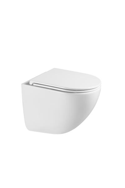 Унитаз подвесной Hydroom Luma HD-101PT3 безободковый, сиденье с микролифтом, смыв торнадо