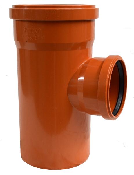 Тройник НПВХ D160х110*87 Синикон 21330.R.B (21330.R)