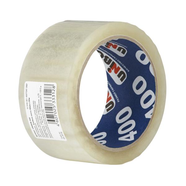 Скотч прозрачный Unibob 400, 48 мм x 66 м