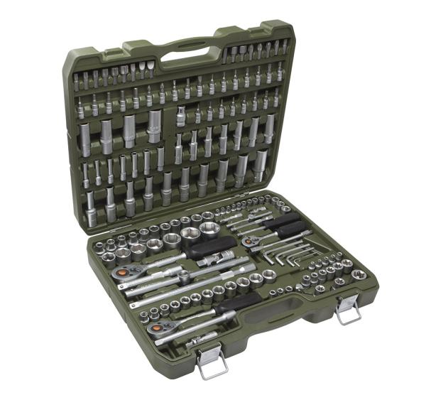 Набор головок и принадлежностей 1/4", 3/8", 1/2" Дело Техники, 151 предмет, 620851