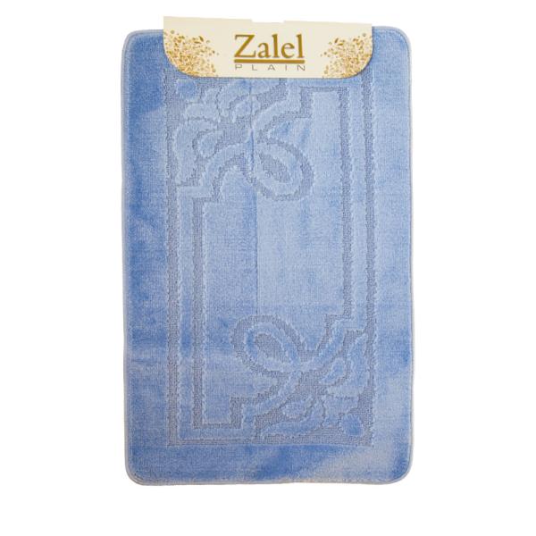 Коврик для ванной комнаты Zalel 85х55 см, голубой