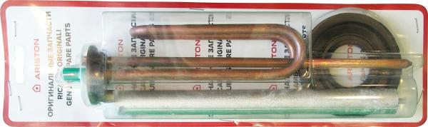 Элемент нагревательный 1500W 230V тип RCF, М5 + МАГНИЕВЫЙ АНОД D:25,5 L:230 M5 + ПРОКЛАДКА ФЛАНЦА