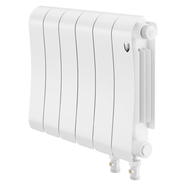 Радиатор биметаллический Royal Thermo Infinity 300/90 6 секц. подкл. нижнее прав.