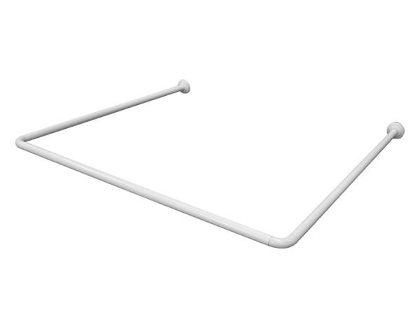 Карниз для занавесок универсальный 90см х3 (белый) 690-01