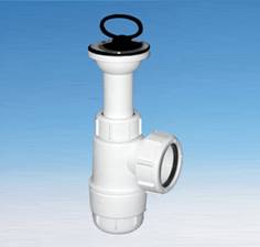 Прямой бутылочный сифон MC"ALPINE MRW2-40