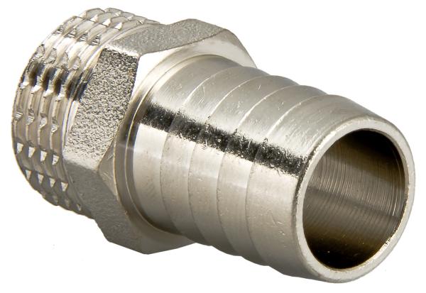 Штуцер с нар. резьбой (переход для рез.шлангов)14 х 1/2" Vt 650 (10)