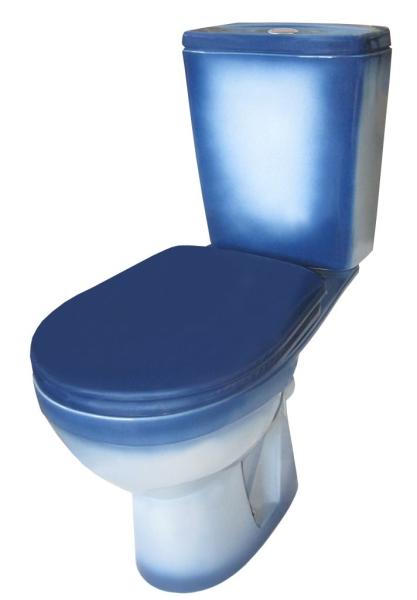 Унитаз-компакт Rosa Рио синий
