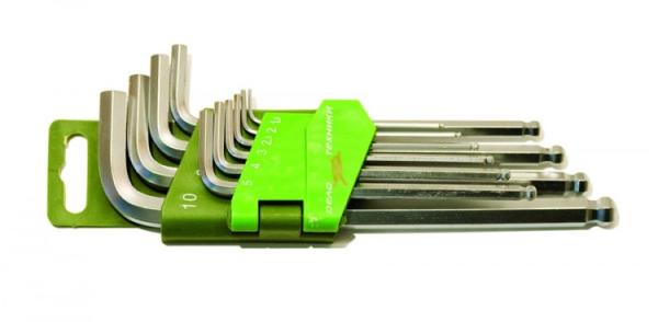 Набор ключей шестигранных с шаром 10шт, 1,5-10мм( (562101) ДТ