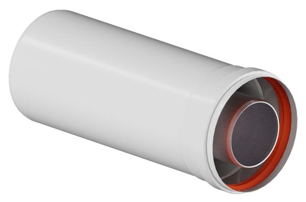 Удлинение дымохода коаксиального Ariston 60/100, 250 мм