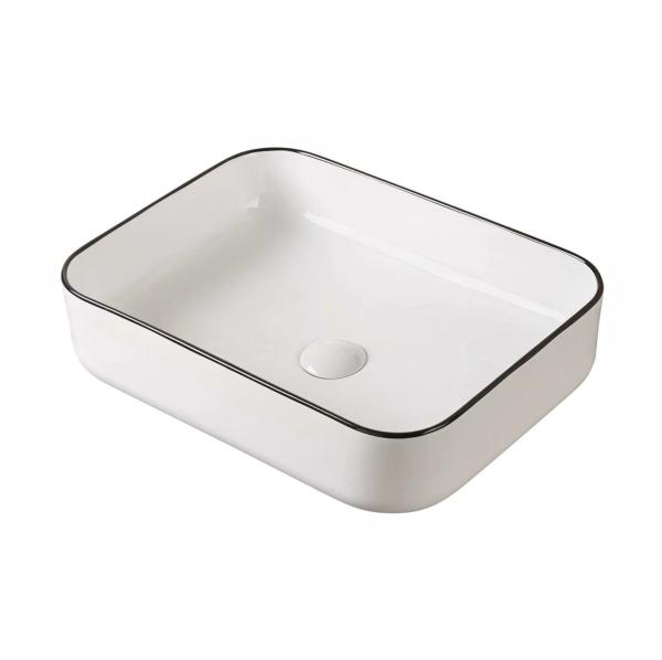 Раковина накладная EvaGold A422CBLG 50x40 см, EG090024