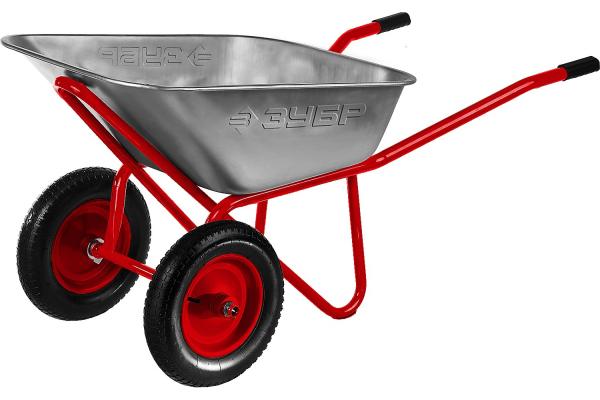 Тачка строительная ЗУБР Т-22 110л/200кг 2-колёсная (арт.39950)