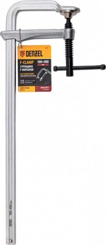 Струбцина F-образная кованая 100x400 мм, Denzel