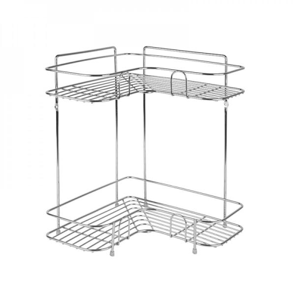 Полка хром АкваЛиния  2-я угловая AE-483