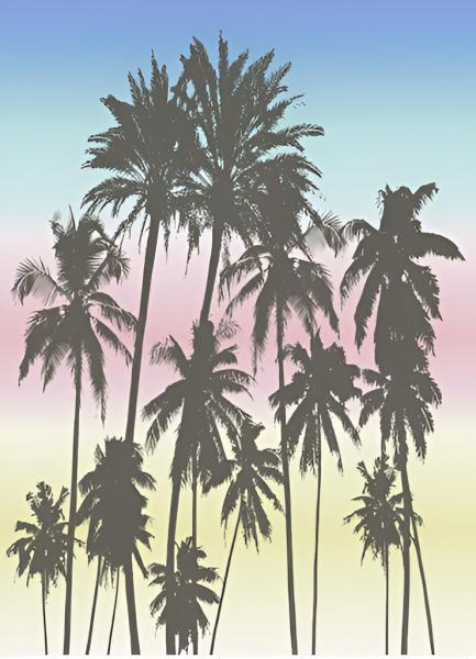 Штора для ванной комнаты Zalel YQL DX-058 180x200 см фотопринт, голубая