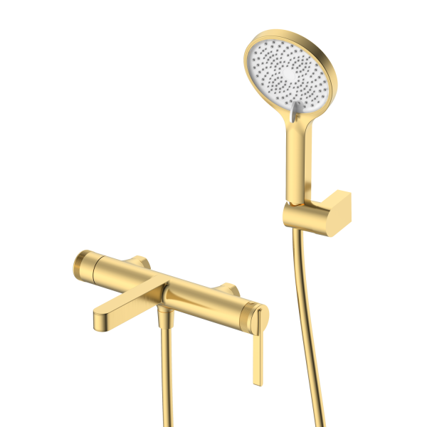 Смеситель для ванны DQ Bonn DA1703207 золото матовое