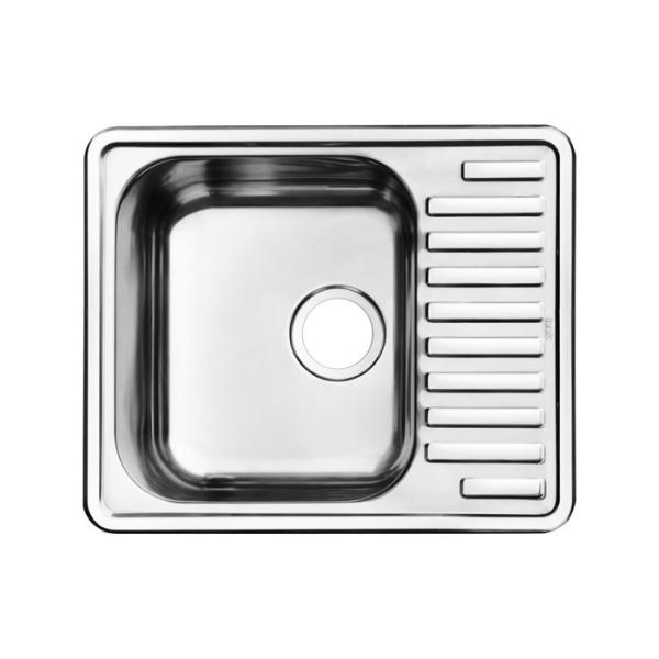 Мойка кухонная Iddis Strit S прямоугольная 58,5,5x48,5 см, нерж. сталь, глянцевая, STR58PDi77
