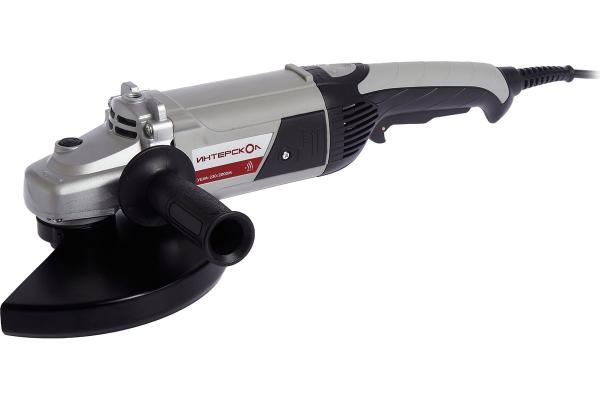 Шлифмашина угловая сетевая Интерскол УШМ-230/2000М ПРОМО, 2000 Вт, 230 мм