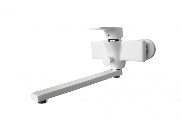 Смеситель для ванны D&K Berlin Steinbeis длинный излив DA1433326 белый