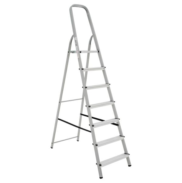 Лестница-стремянка Новая Высота NV1130, 7 ступеней, рабочая нагрузка 150 кг