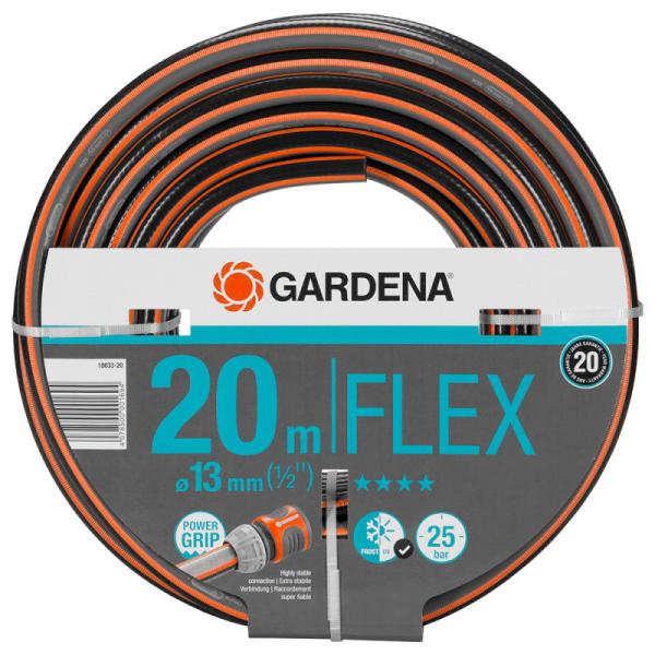 Шланг полив. GARDENA Flex 1/2" 20м (18033-20.000.00)