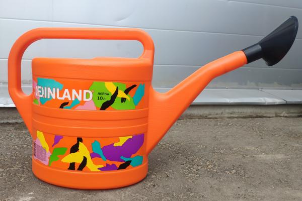 Лейка 10 л, FINLAND, оранжевая,  2054