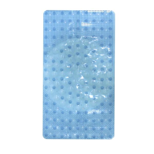 Коврик антискользящий в ванну Zalel Массажный 66x39 см, голубой BR-6639
