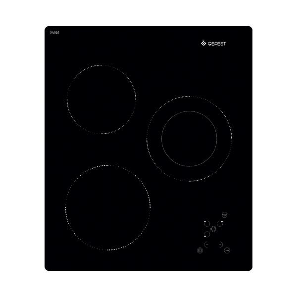 Панель варочная электрическая Gefest ПВЭ 4100, черная