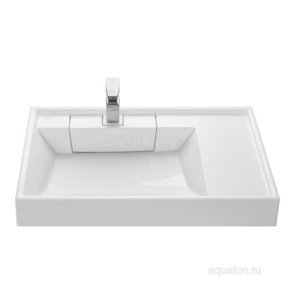 Раковина Aquaton Рейн 80 над стиральной машиной 1A72113KRW010