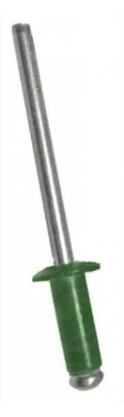 Заклепка вытяжная 3,2 х 08, RAL6002 Зеленый светлый