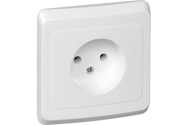 Розетка скр. уст. без з/к 16А/250В бел. ЭТЮД (67394)