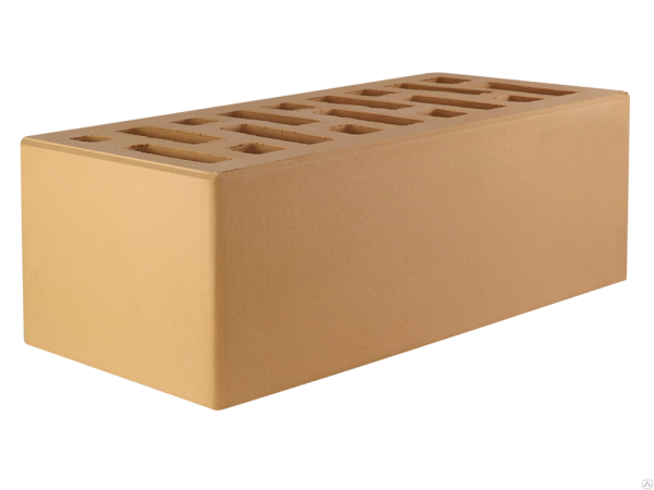 Кирпич керамический соломенный 250х120х65 М175 одинарный