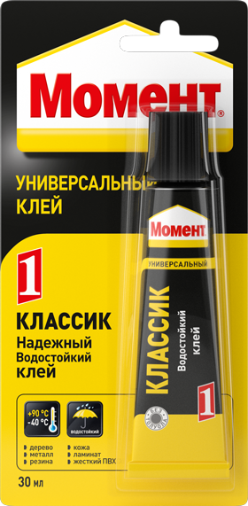 Клей универсальный МОМЕНТ-1  30мл /шоу-бокс/