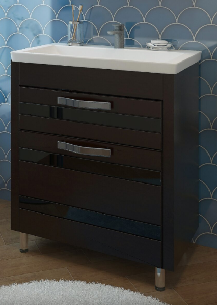 Тумба Eva Gold Fantasy 70 венге под раковину Фостер 700/Como 70