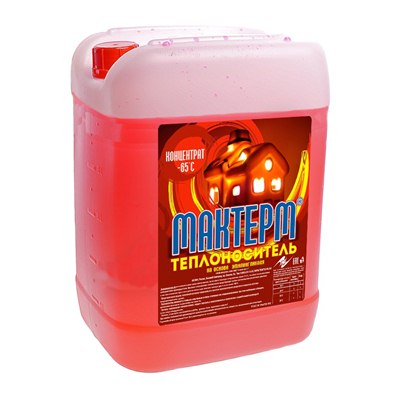 Теплоноситель Мактерм-65 на основе этиленгликоля, концентрат, 10 л